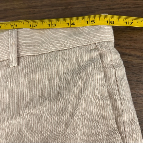❤️ Club Monaco Men's Beige Linen Blend Chinos Size 31x32 - Picture 6 of 9